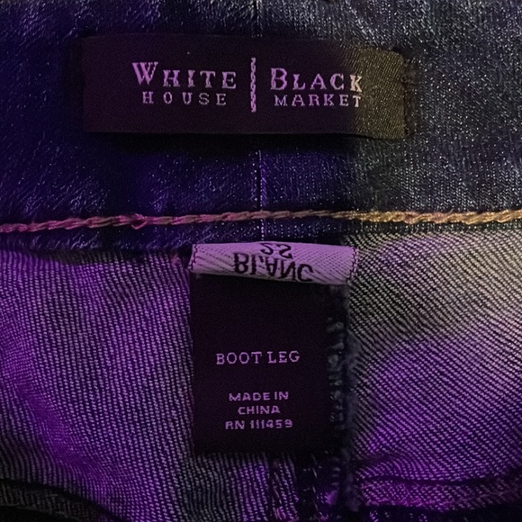White House Black Market Boot Leg Jeans - Picture 2 of 5